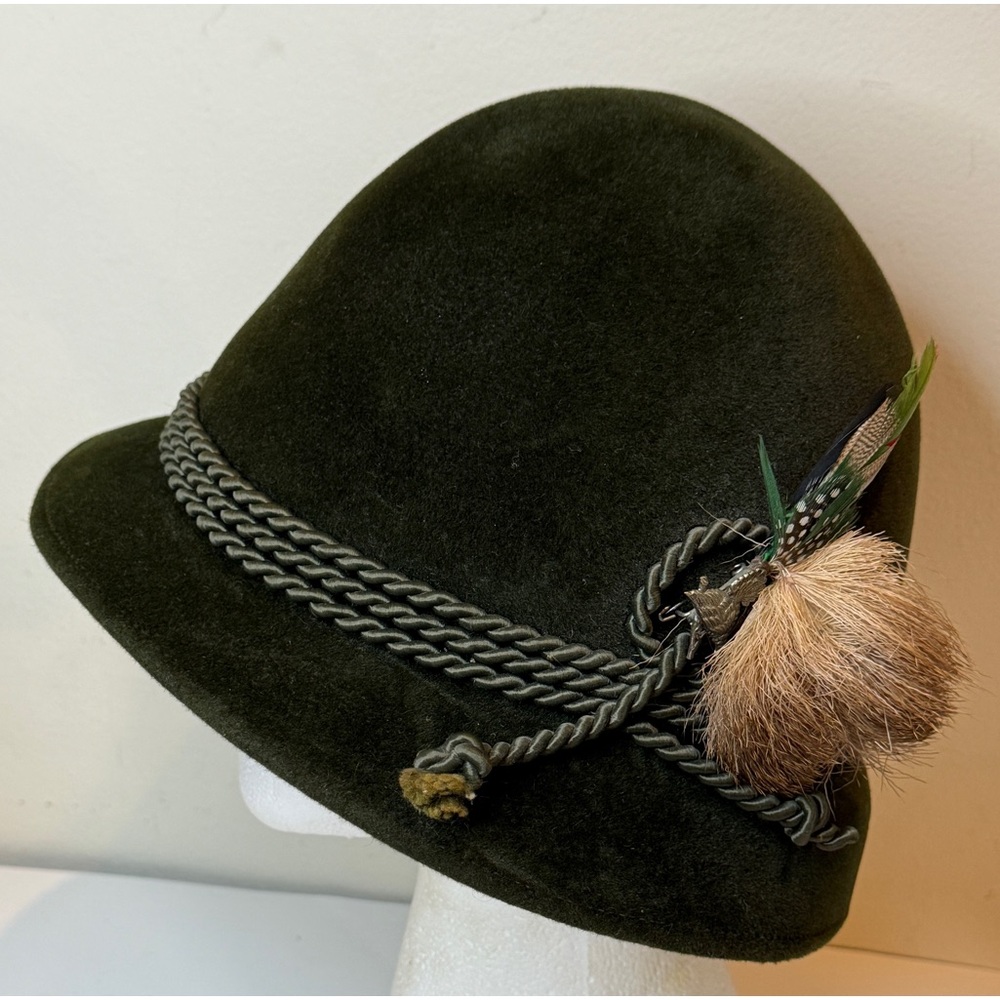 VTG CAPO Alpine Green Felt Hat - Picture 2 of 10
